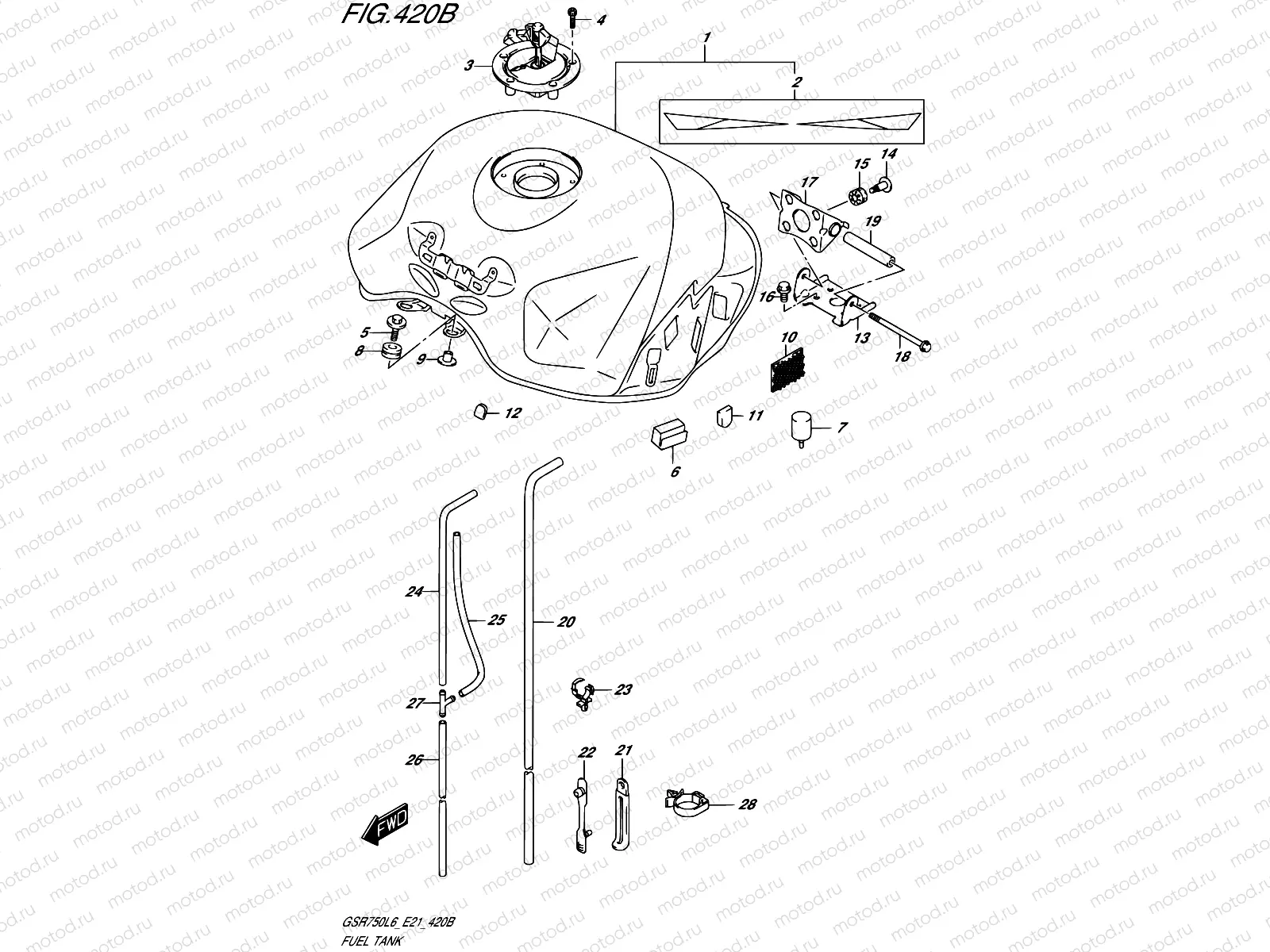 420B - FUEL TANK (FOR YSF)