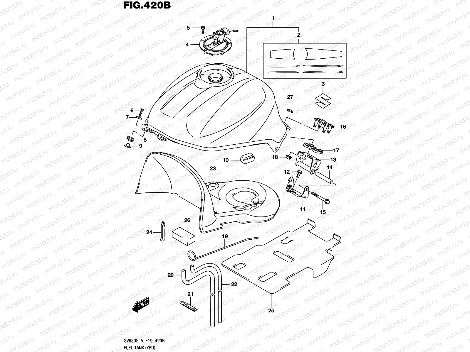 420B - FUEL TANK (YBD)