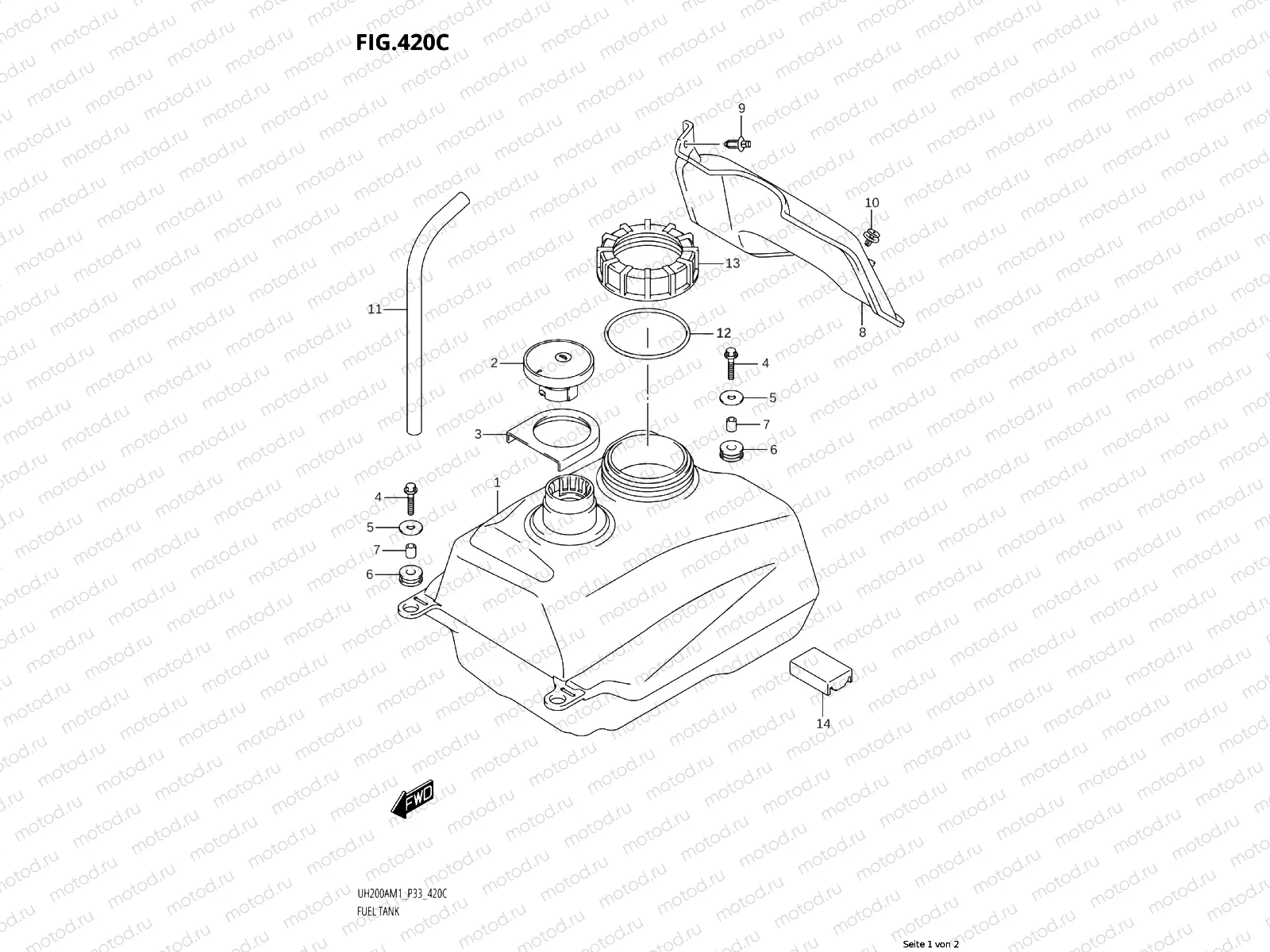 420C - FUEL TANK