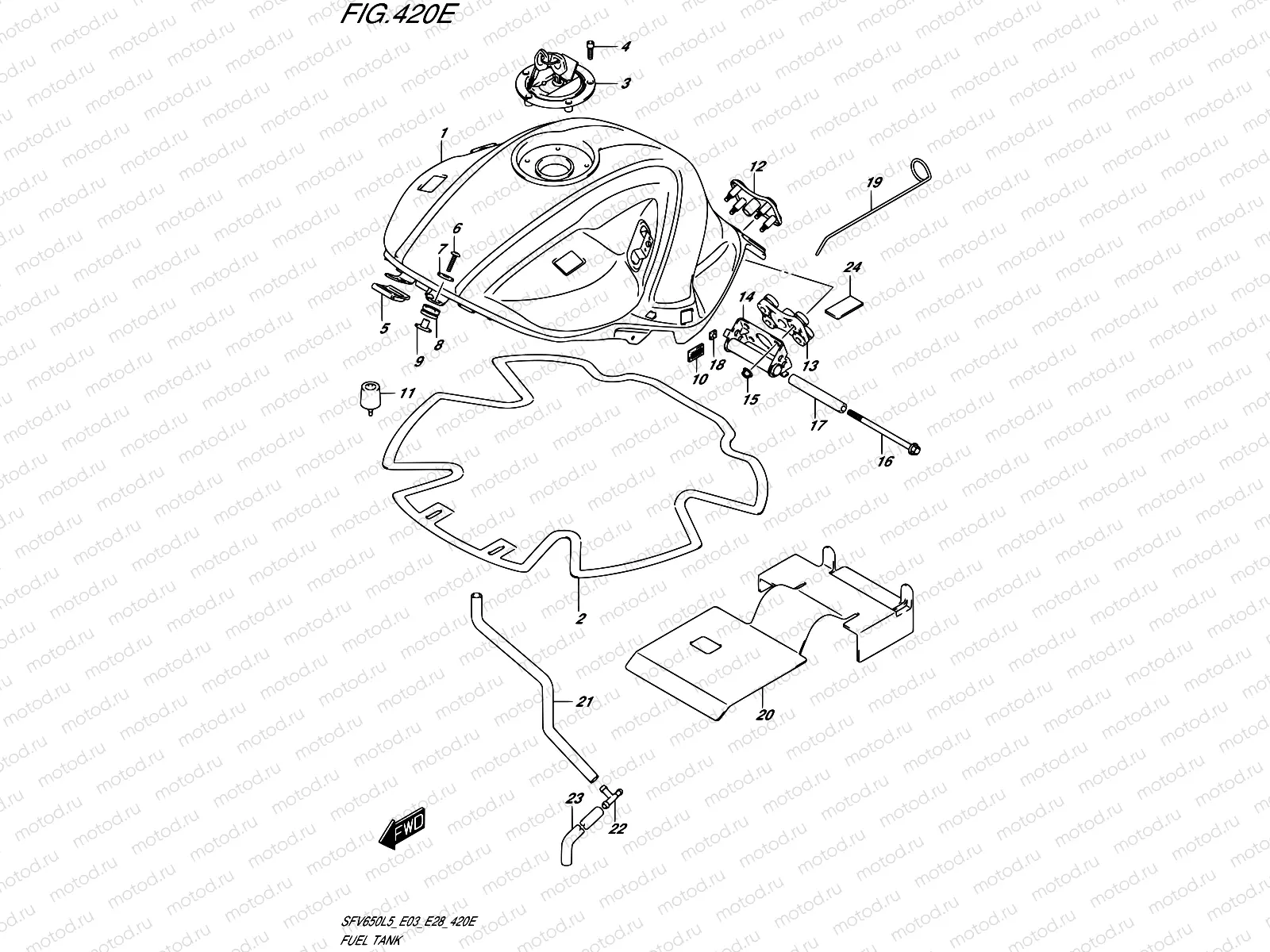 420E - FUEL TANK (SFV650AL5 E33)