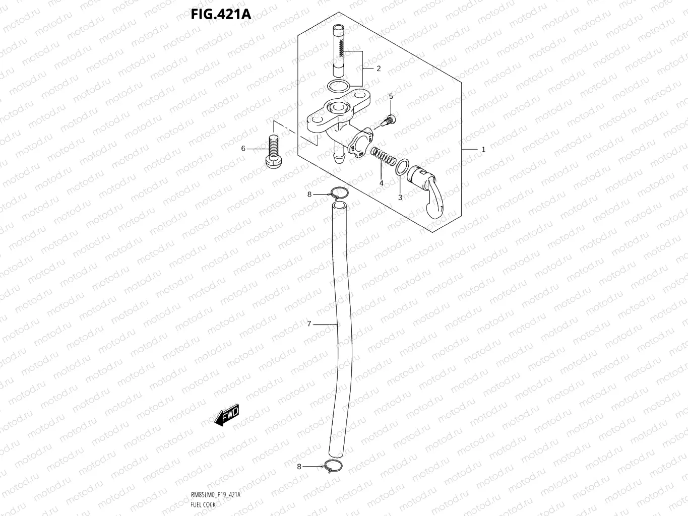 421A - FUEL COCK