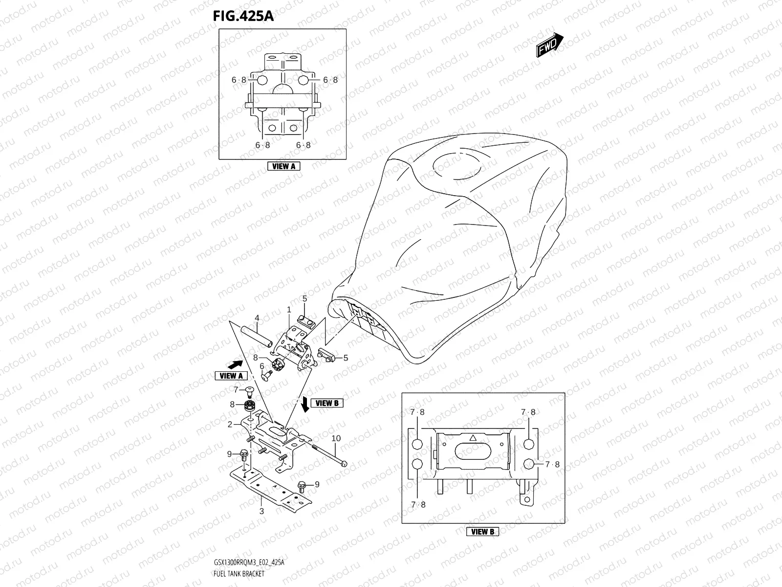 425A - FUEL TANK BRACKET