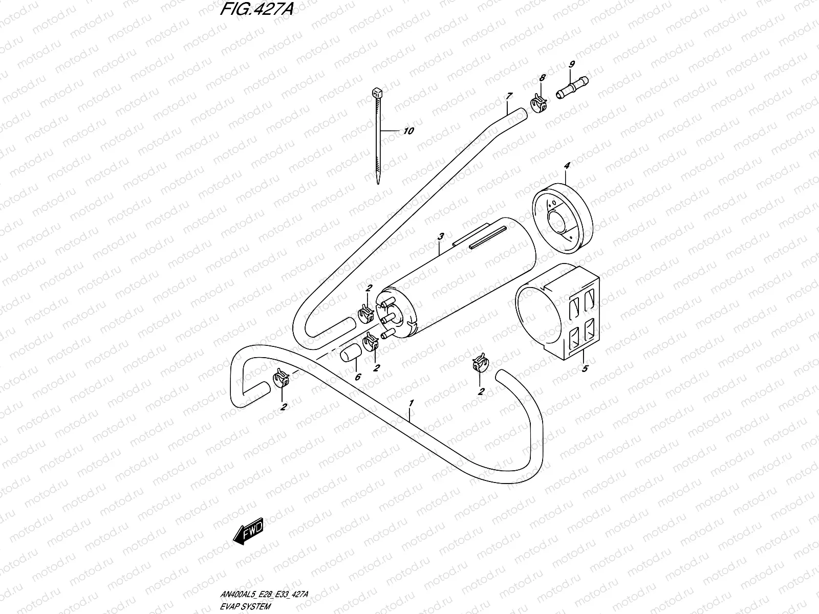 427A - EVAP SYSTEM (AN400AL5 E33)