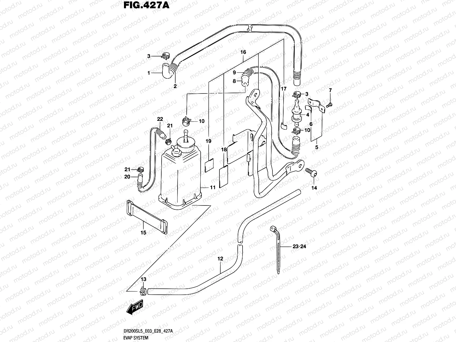 427A - EVAP SYSTEM (DR200SEL3 E33)