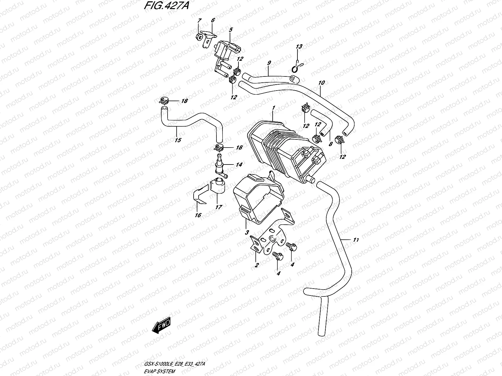 427A - EVAP SYSTEM (GSX-S1000L6 E33)