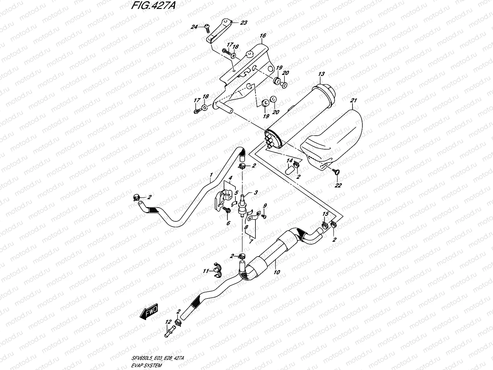 427A - EVAP SYSTEM (SFV650L5 E33)