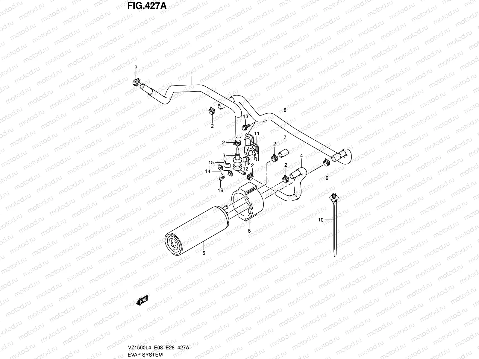 427A - EVAP SYSTEM (VZ1500L4 E33)