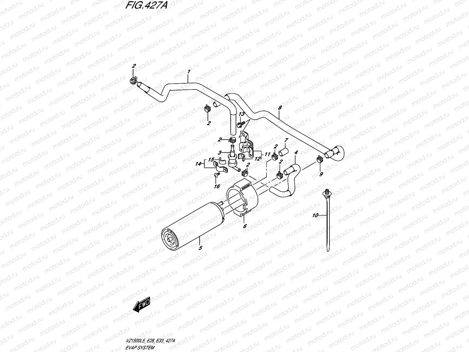427A - EVAP SYSTEM (VZ1500L5 E33)