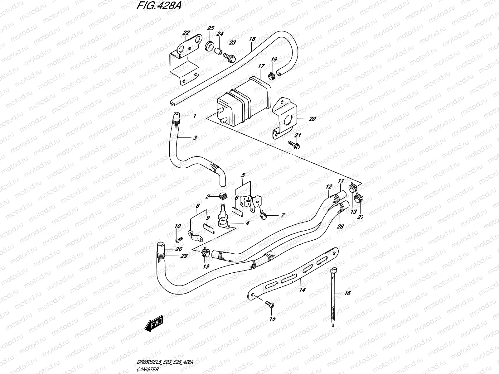 428A - CANISTER (DR650SEL5 E33)