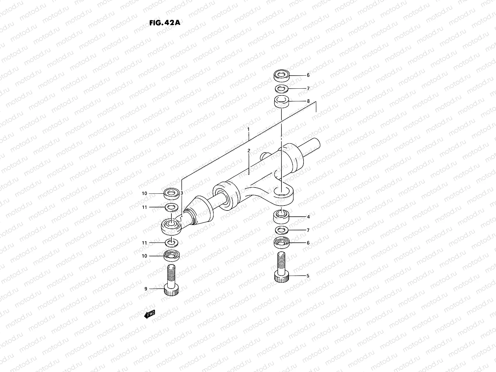 42A - STEERING DAMPER (MODEL R/S)