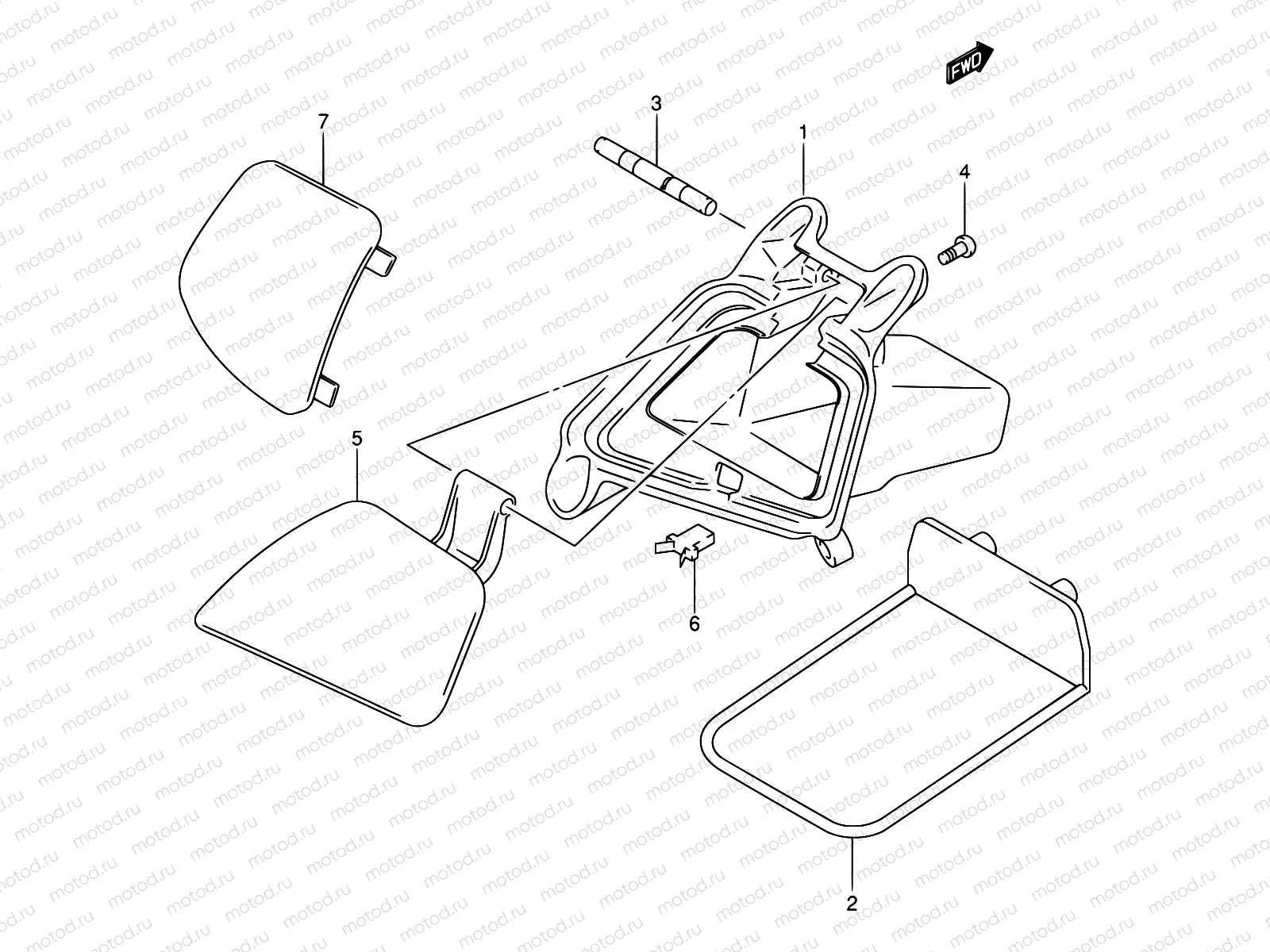 42A - UPPER BOX (MODEL K1/K2)