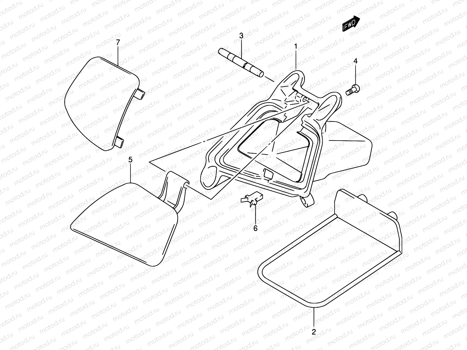 42A - UPPER BOX (MODEL K1/K2)
