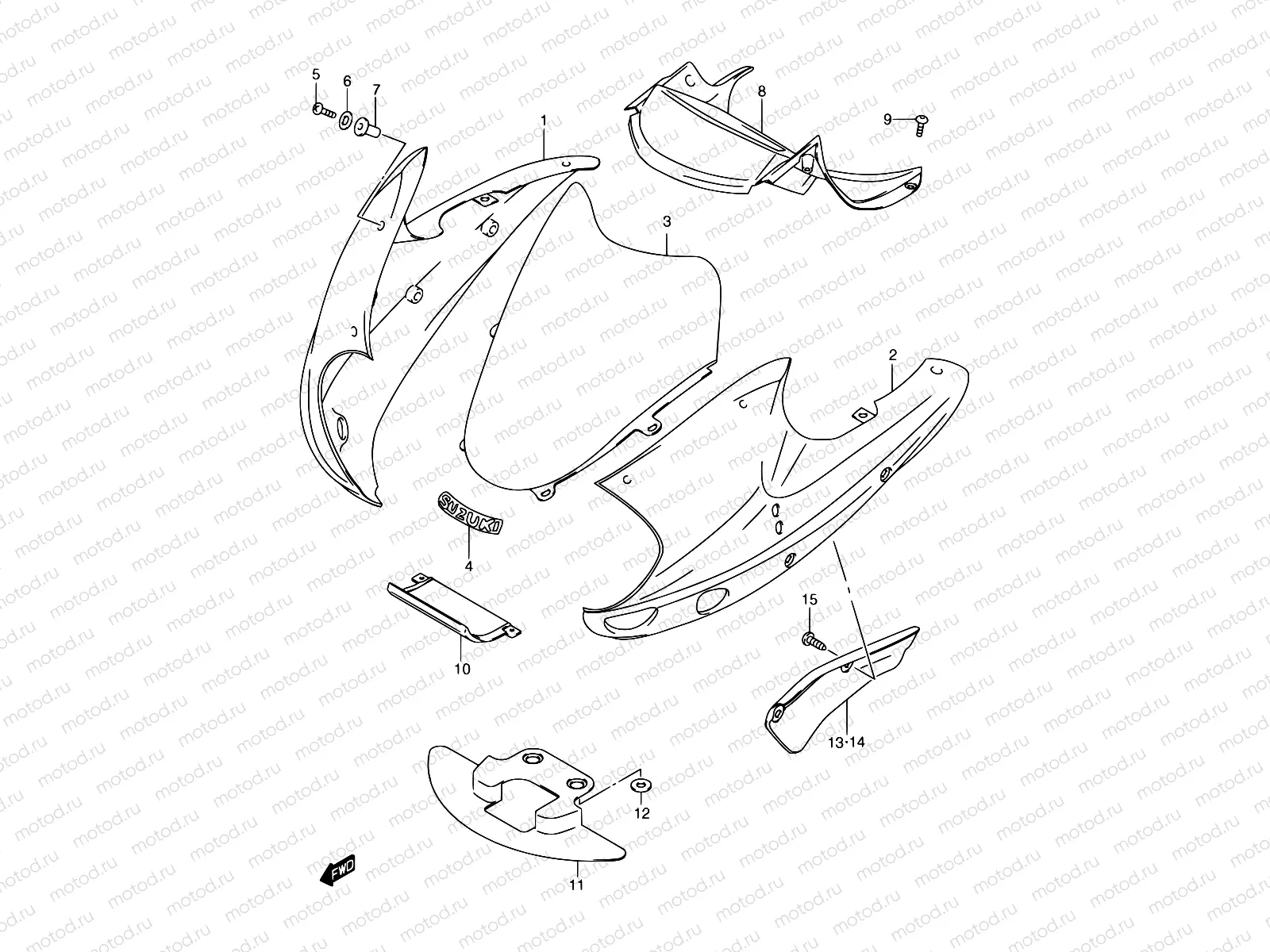 42C - COWLING (MODEL Y)