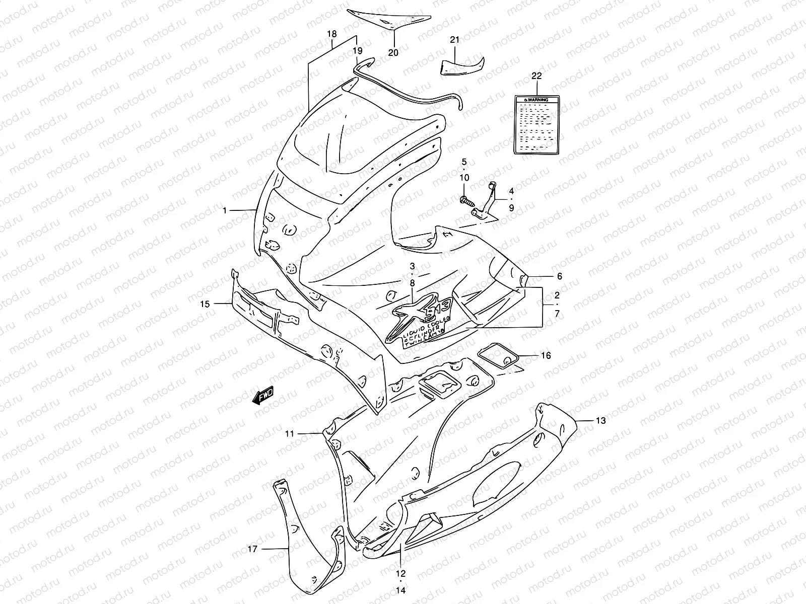 42D - COWLING (MODEL V)