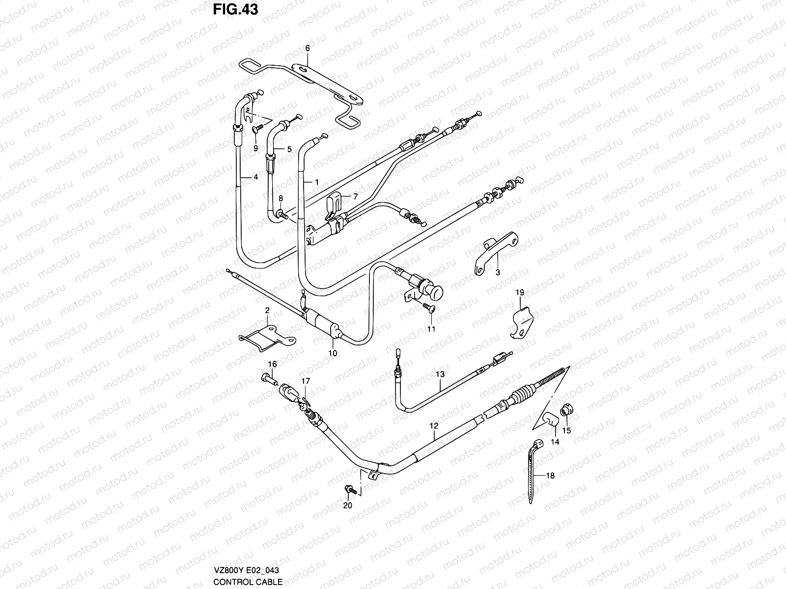 43 - CONTROL CABLE