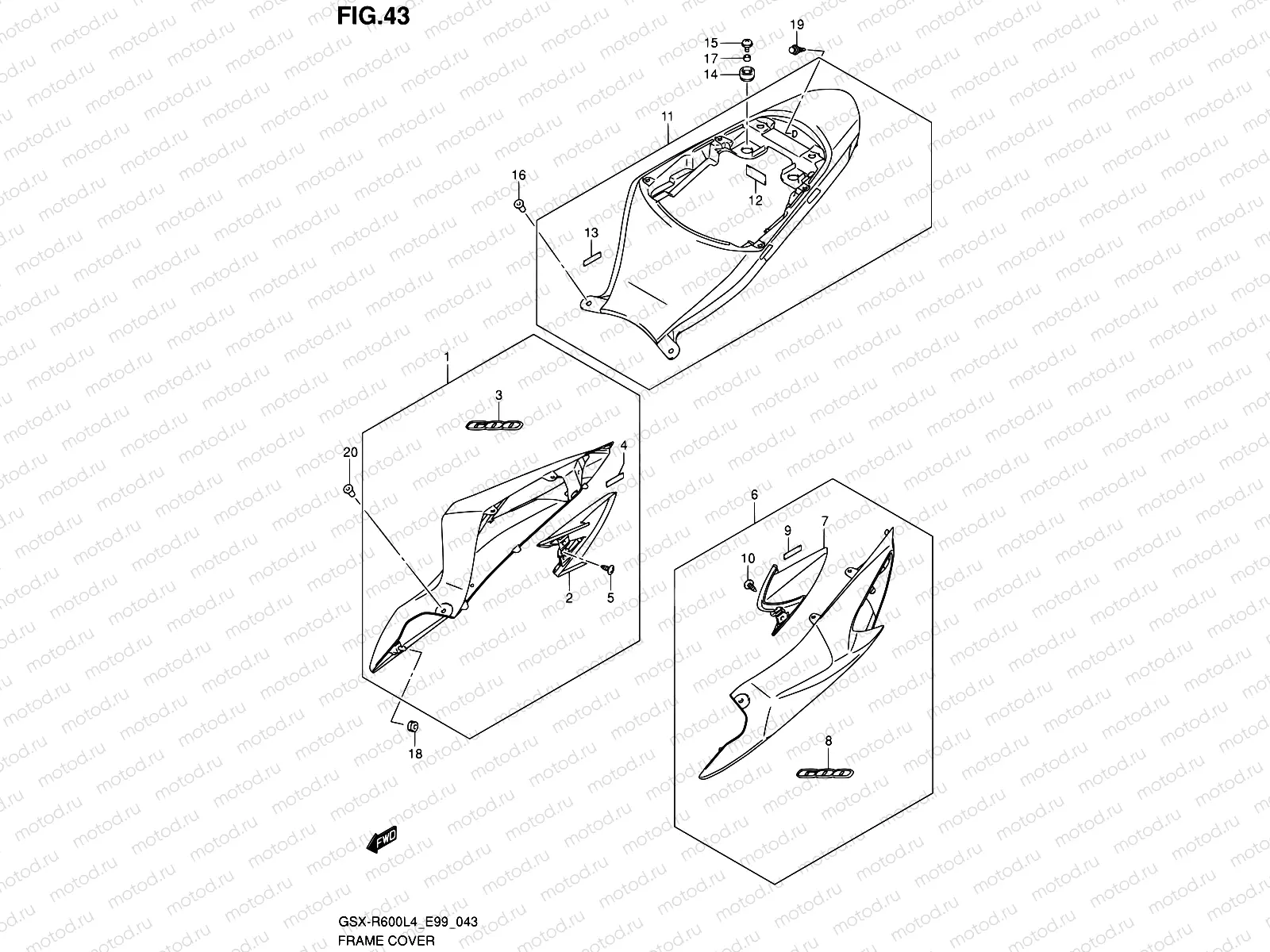 43 - FRAME COVER (AR5)