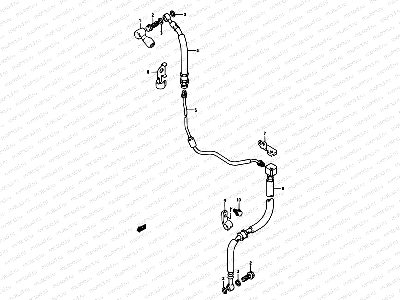 43 - FRONT BRAKE HOSE