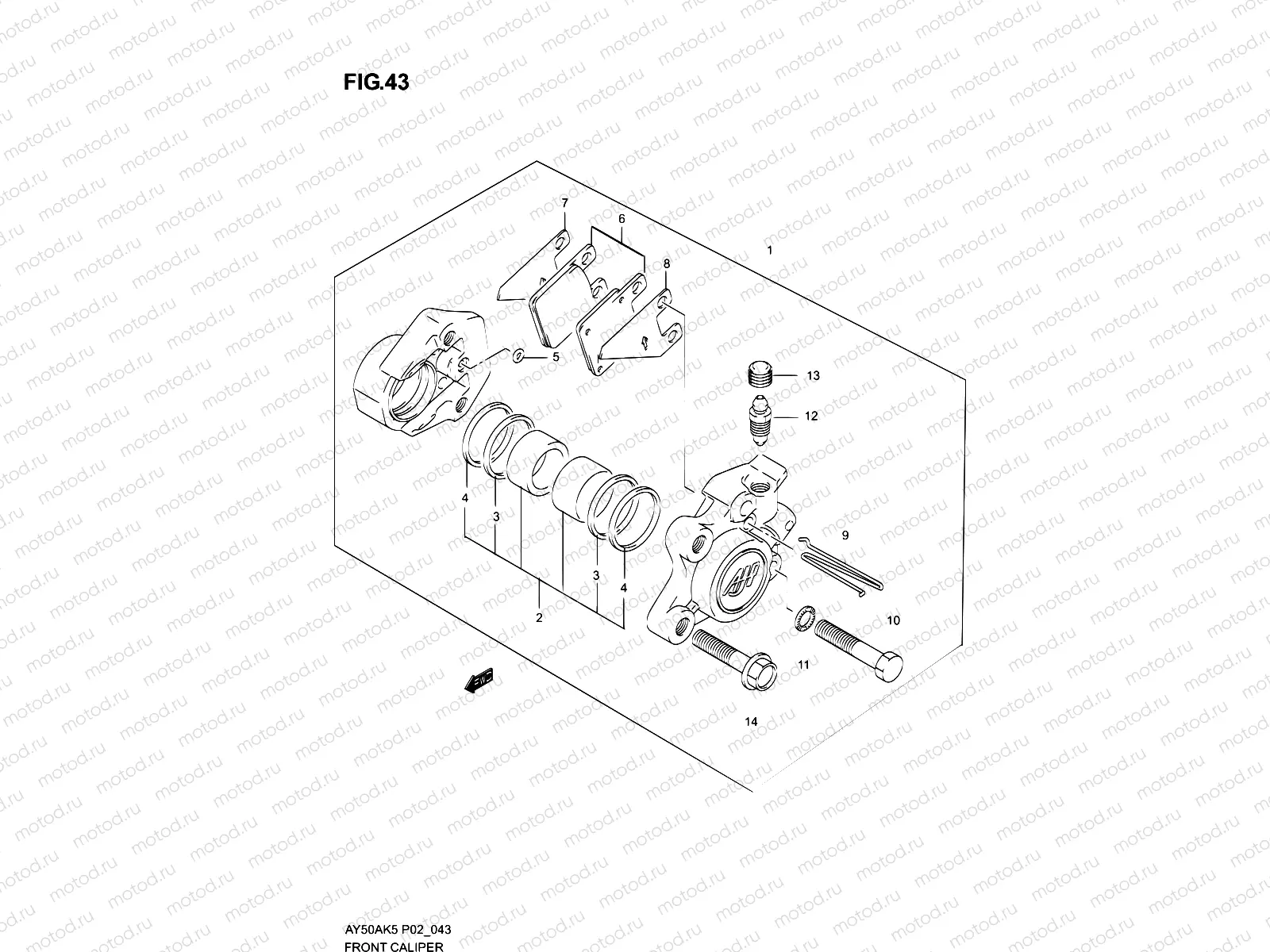 43 - FRONT CALIPER