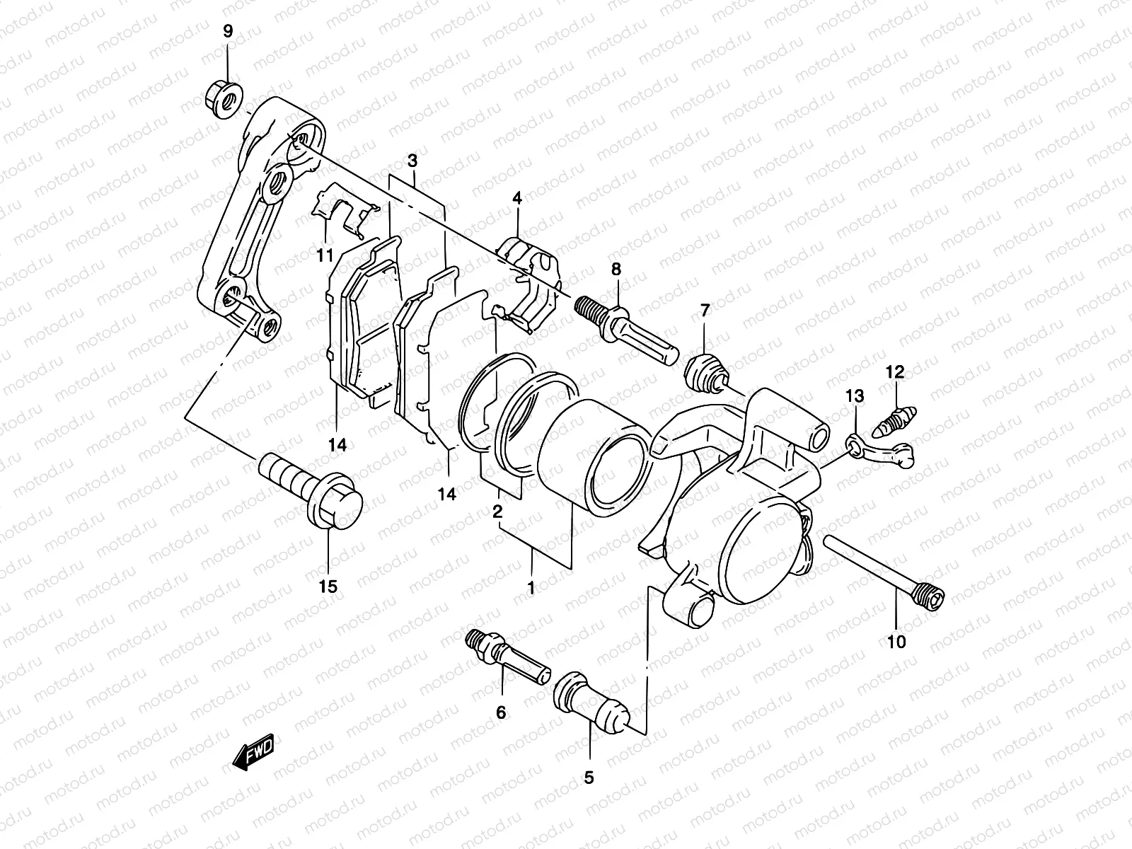 43 - FRONT CALIPER