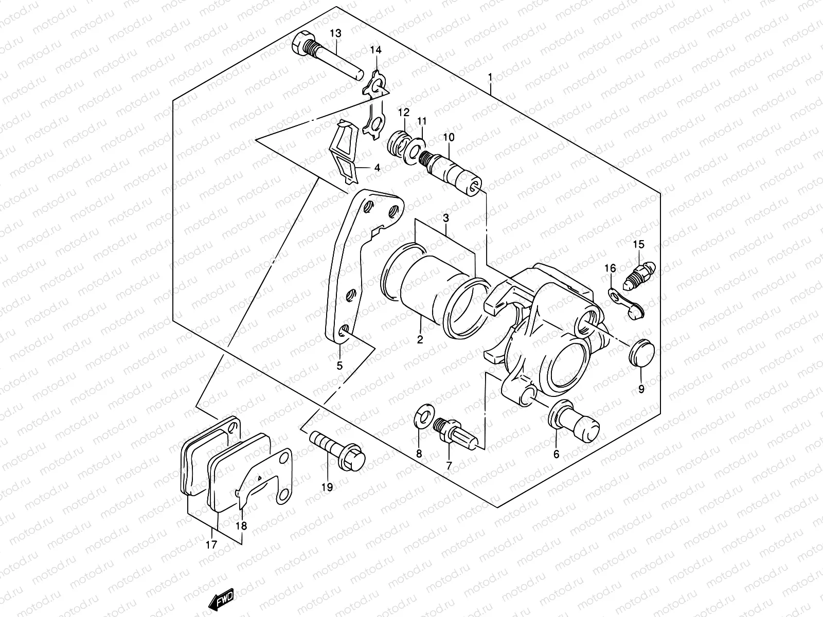 43 - FRONT CALIPER