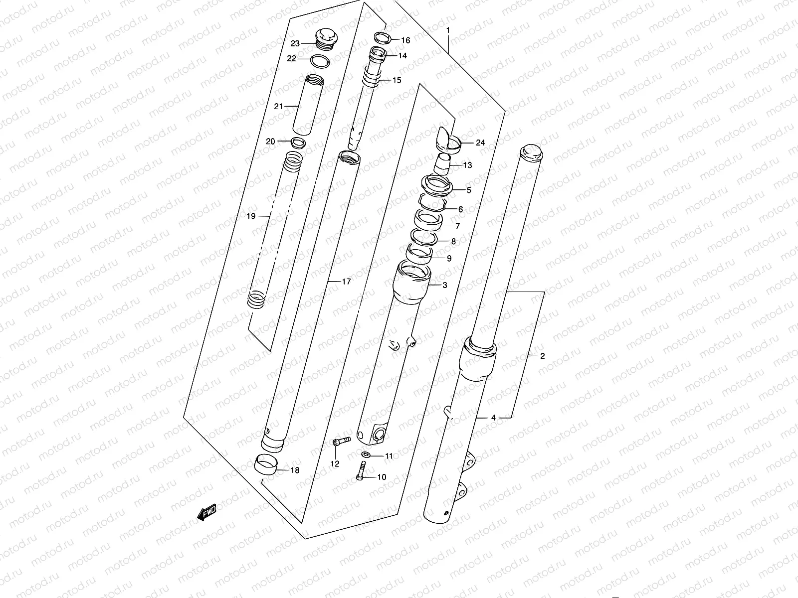 43 - FRONT DAMPER