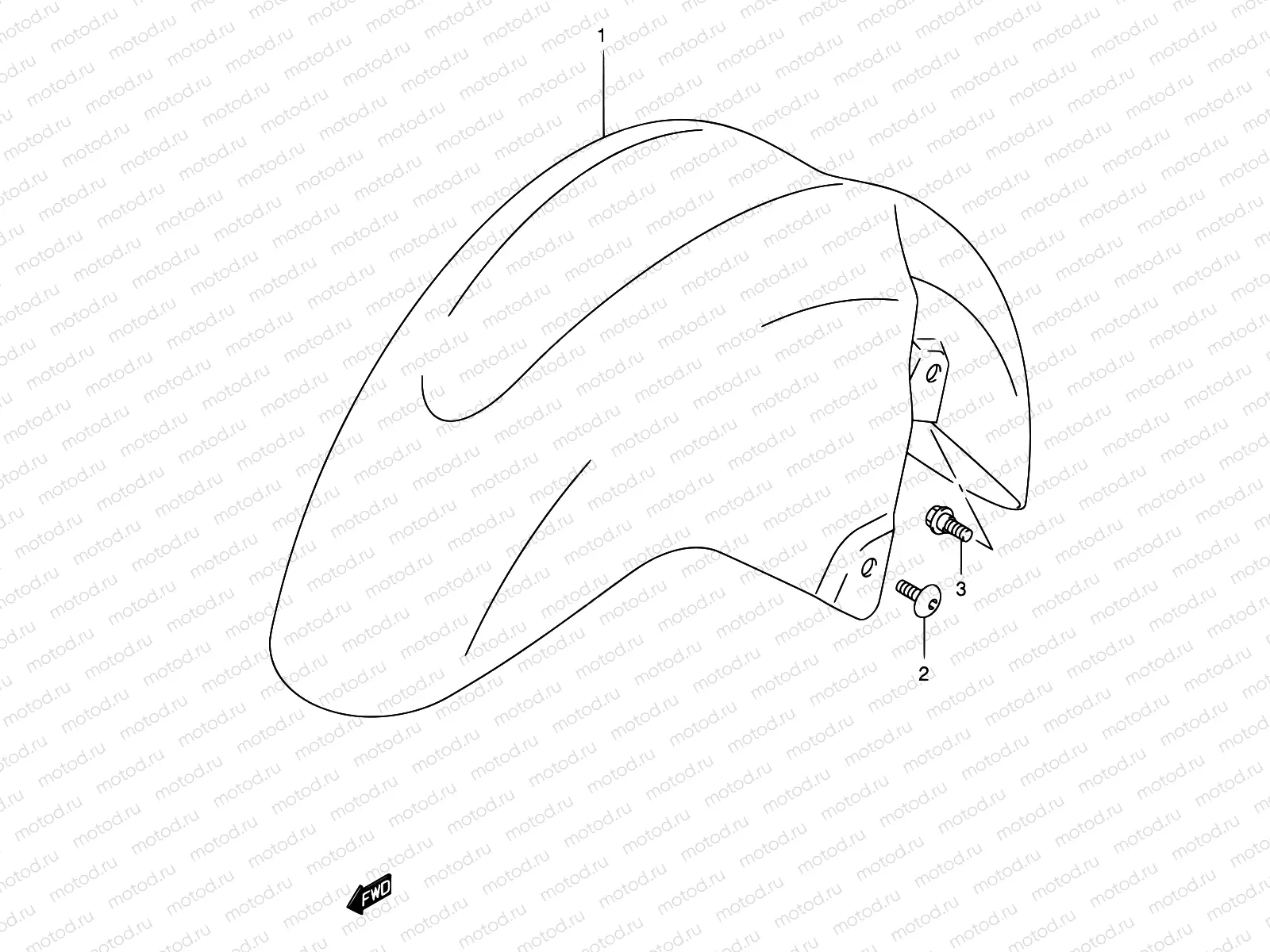 43 - FRONT FENDER (AN400K3/K4/K5/K6)