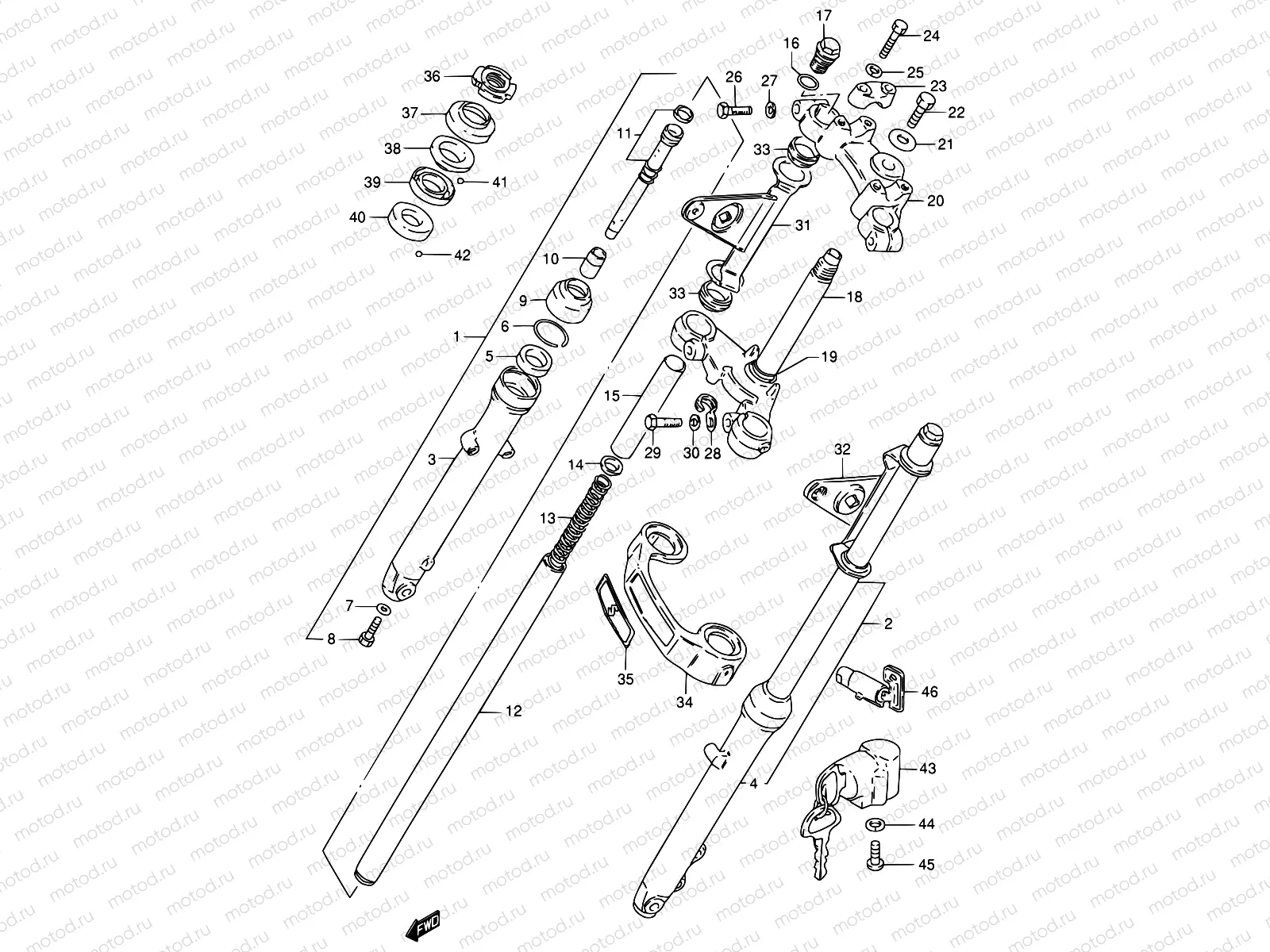 43 - FRONT FORK