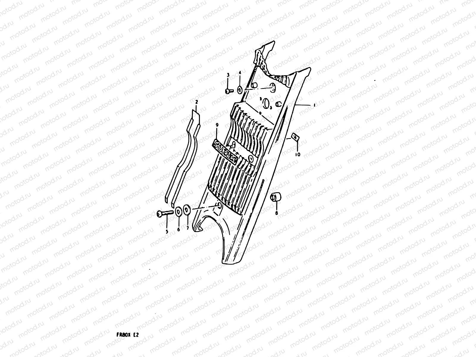 43 - FRONT FORK COVER