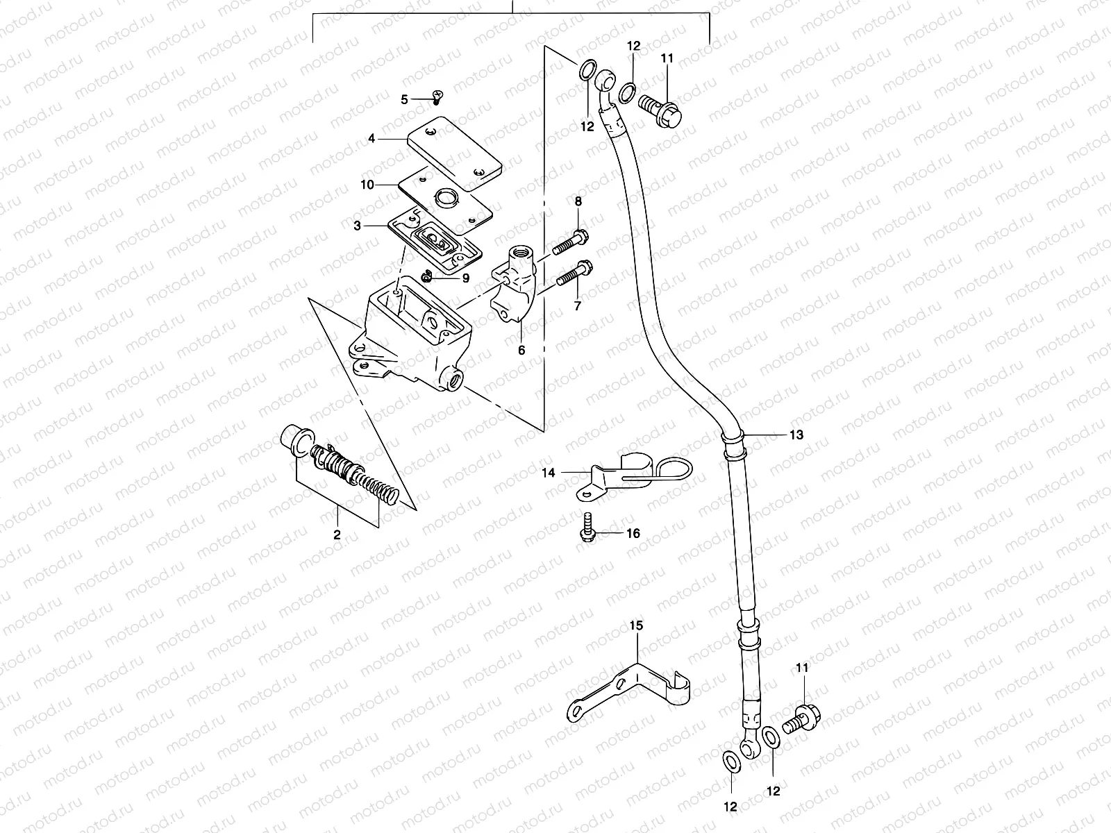 43 - FRONT MASTER CYLINDER