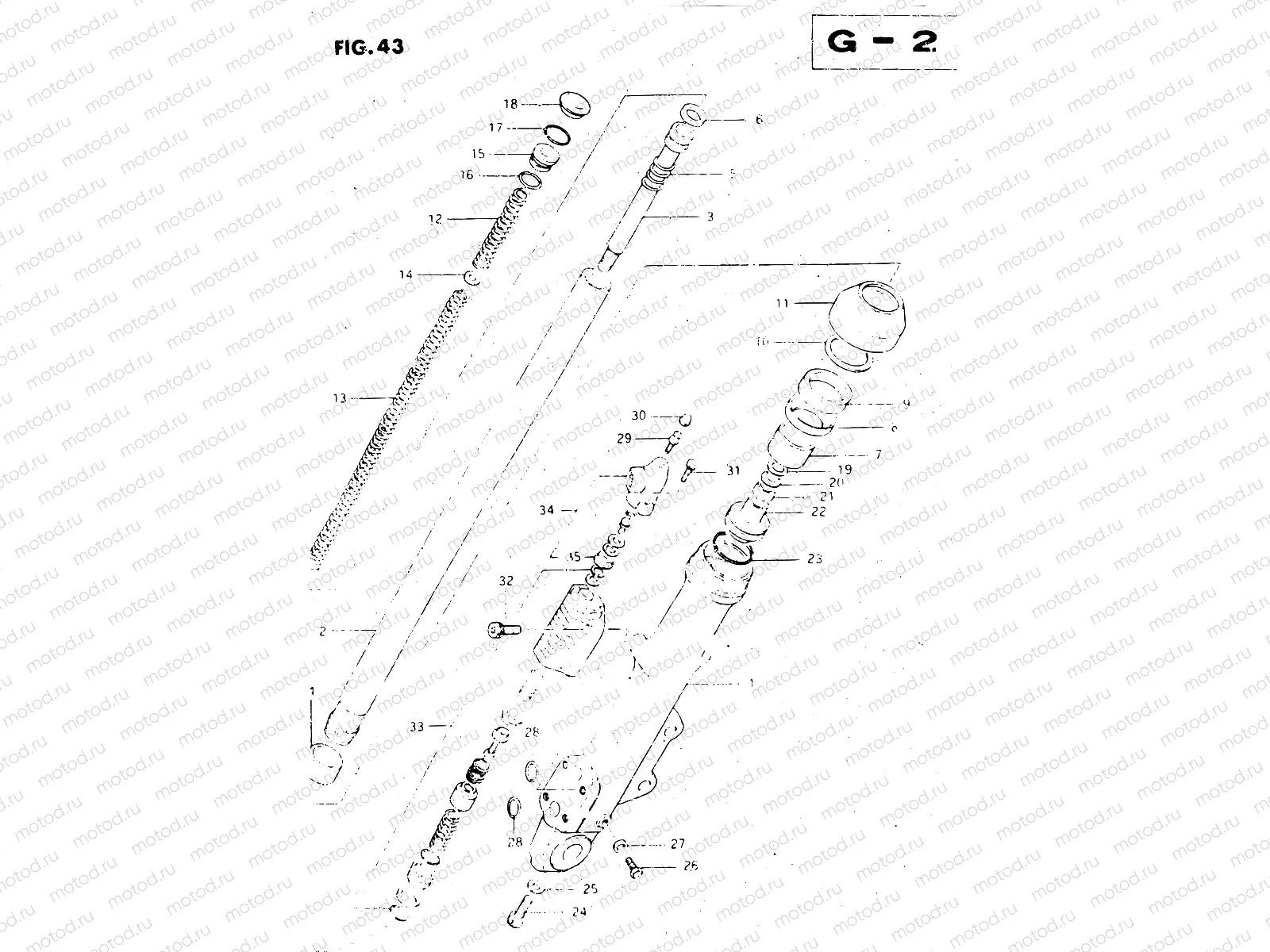 43 - FRONT RIGHT DAMPER