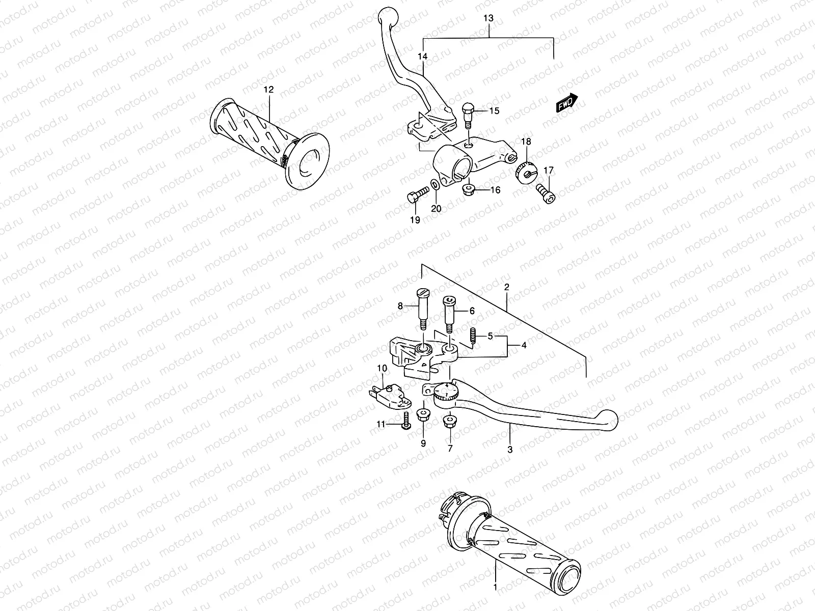 43 - HANDLE LEVER