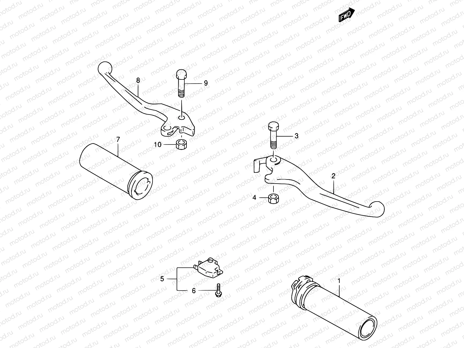 43 - HANDLE LEVER