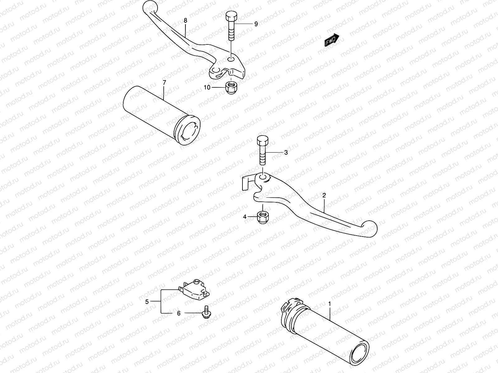 43 - HANDLE LEVER