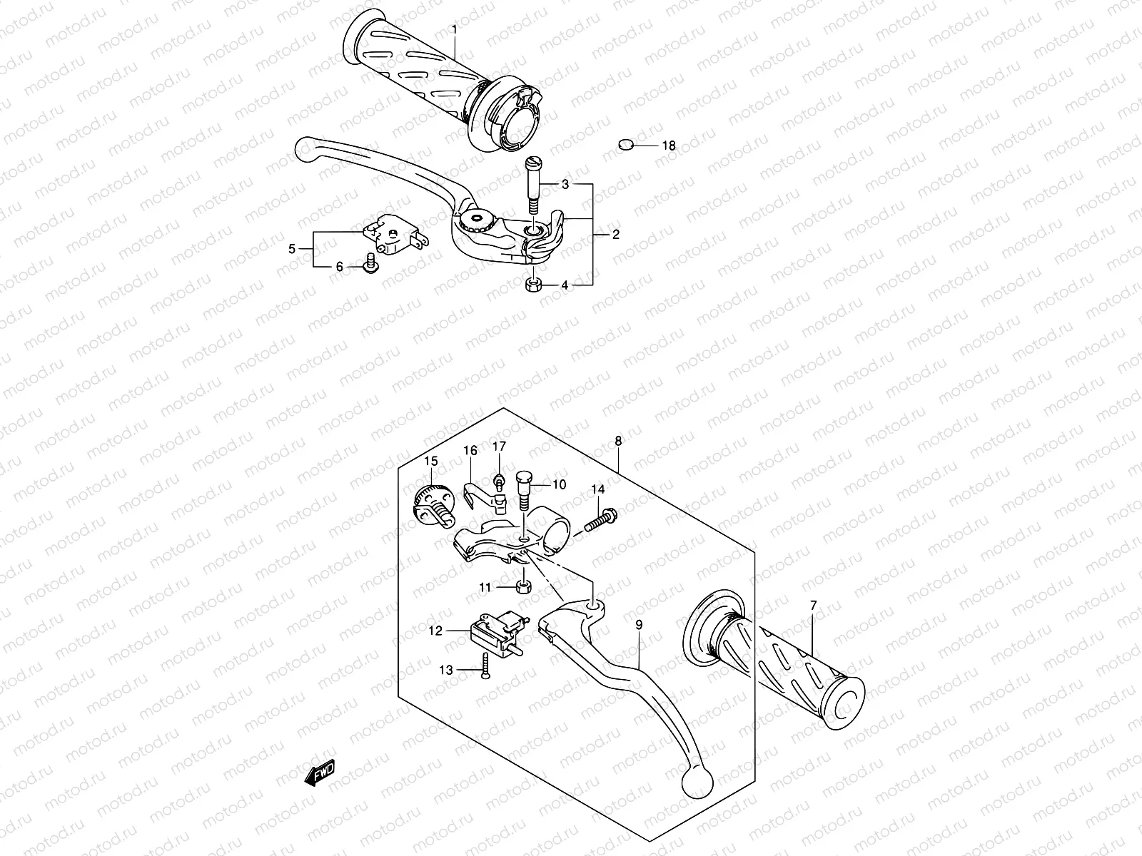 43 - HANDLE LEVER