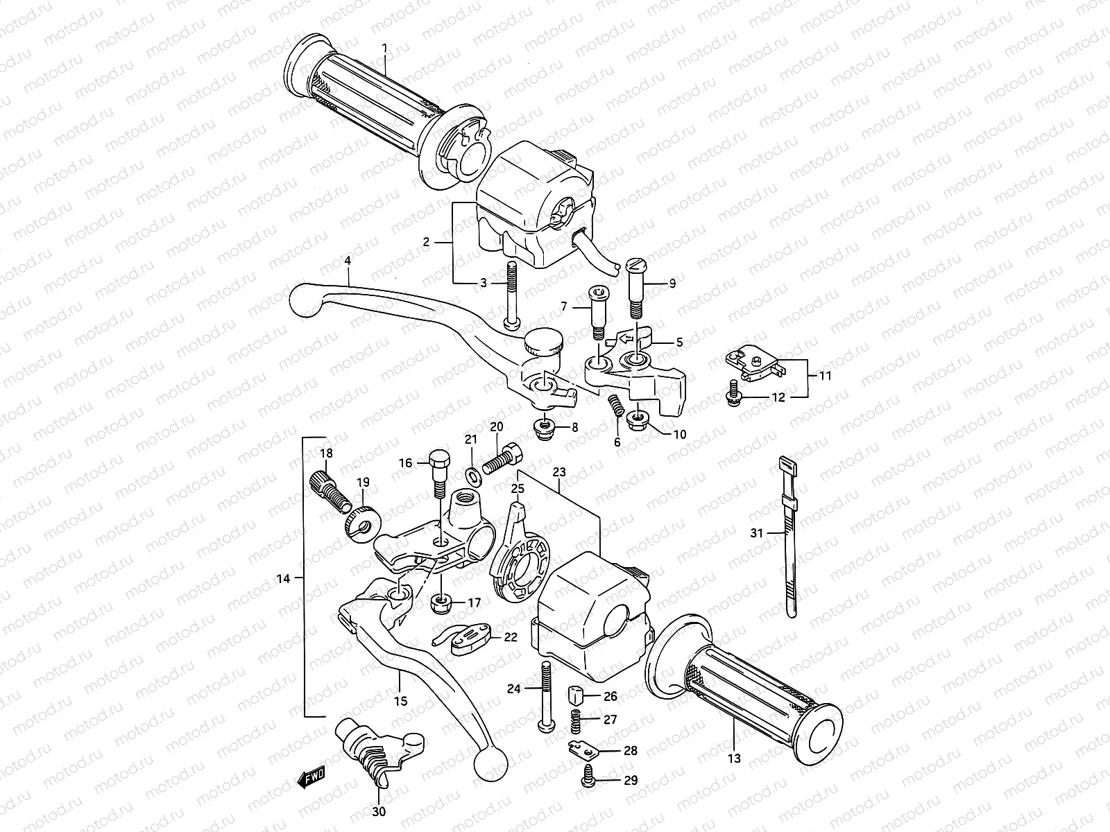 43 - HANDLE SWITCH