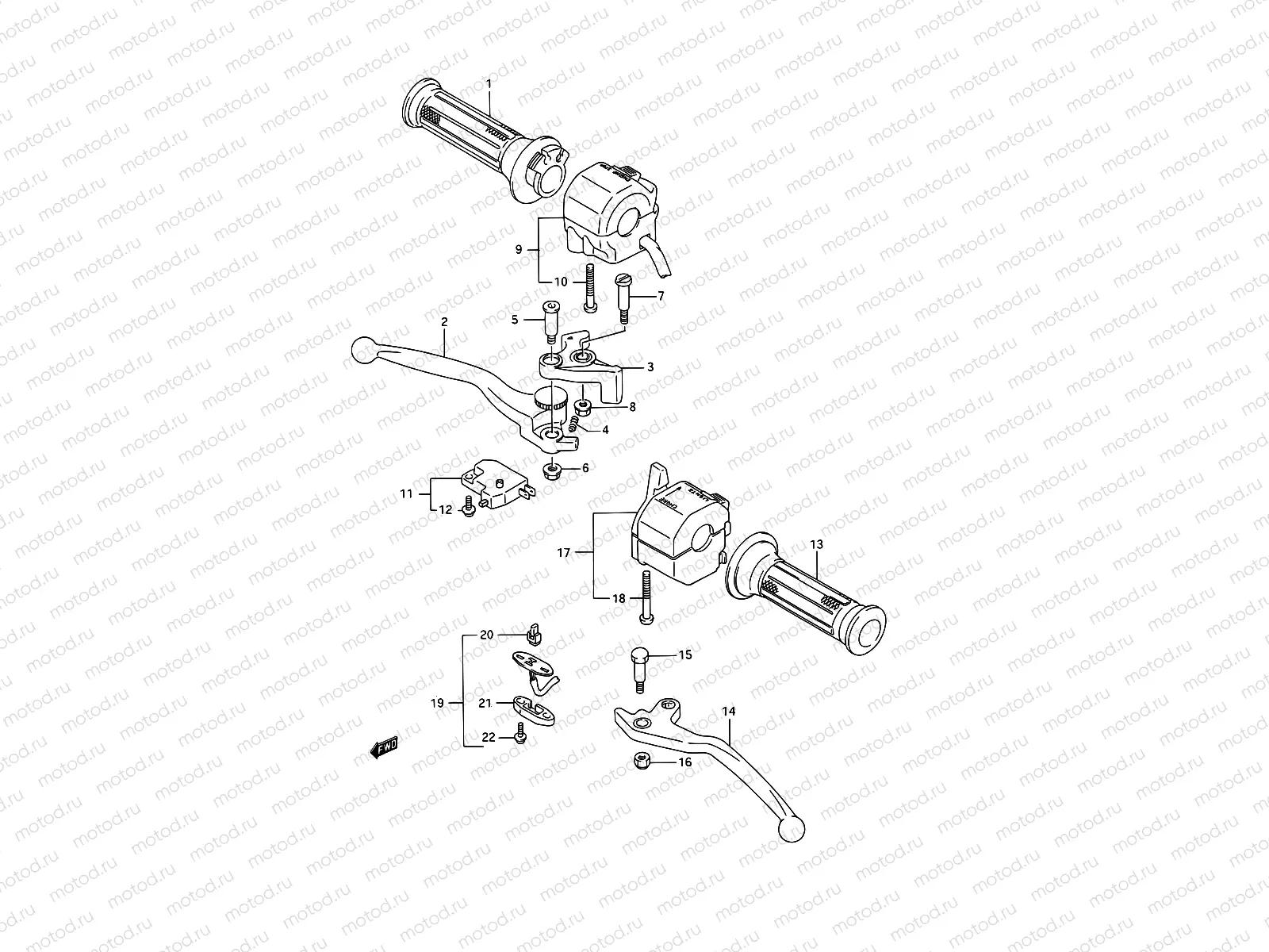 43 - HANDLE SWITCH