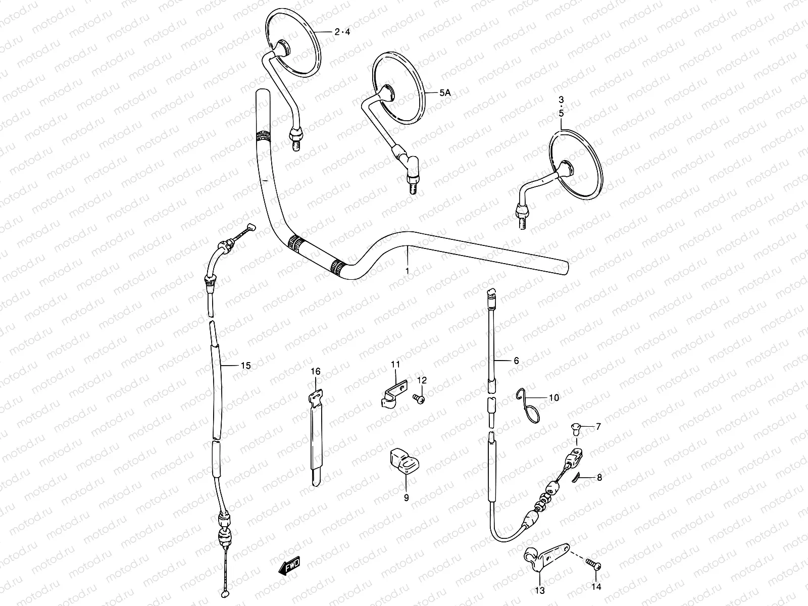 43 - HANDLEBAR