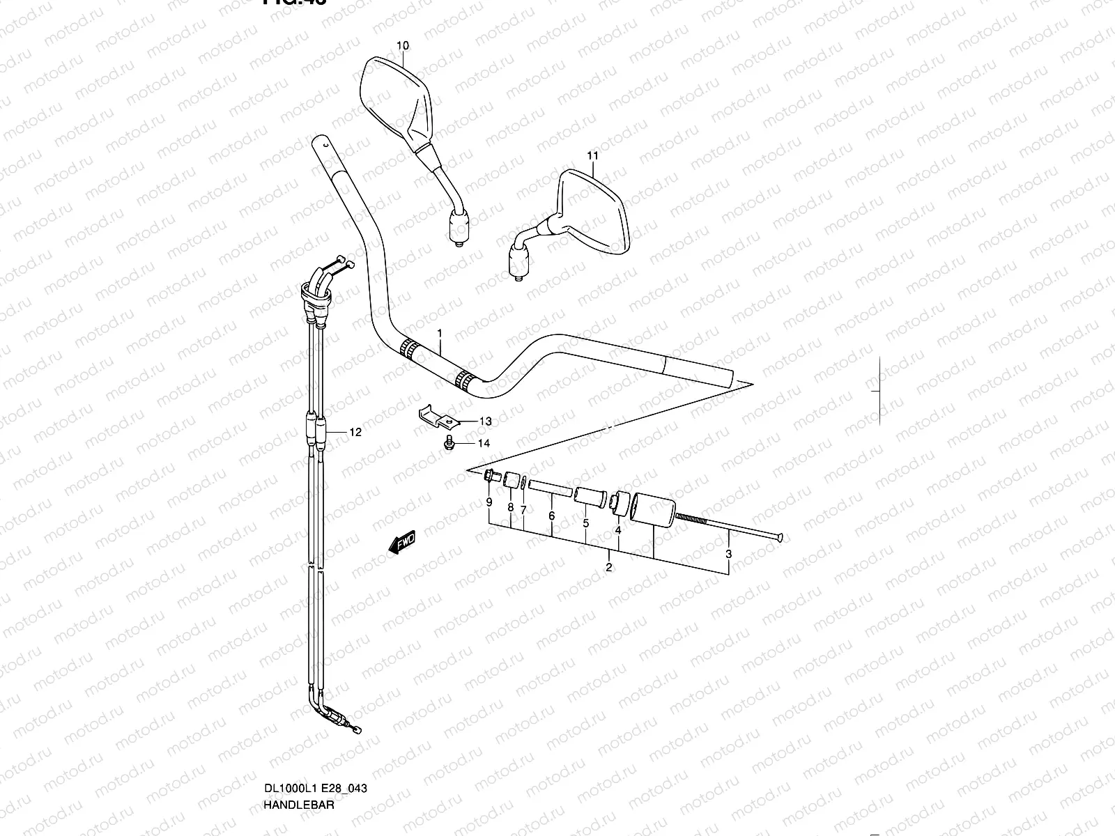 43 - HANDLEBAR