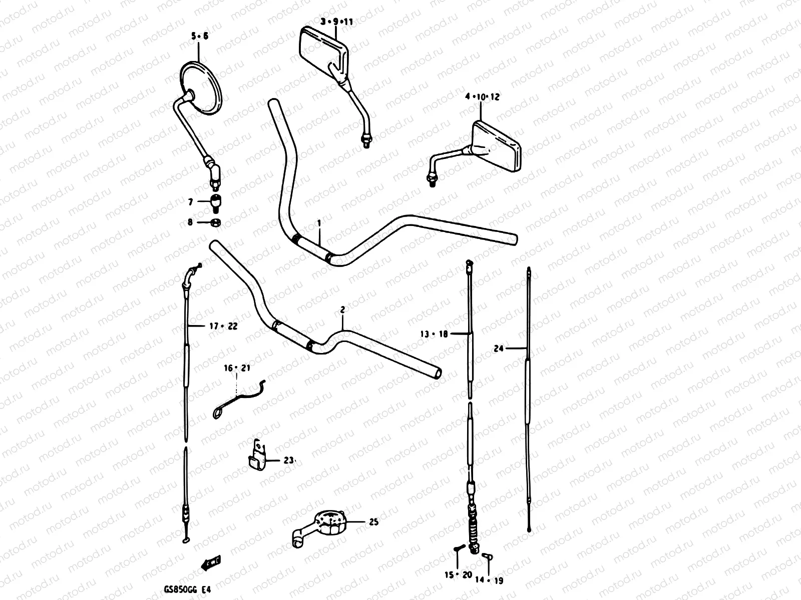 43 - HANDLEBAR