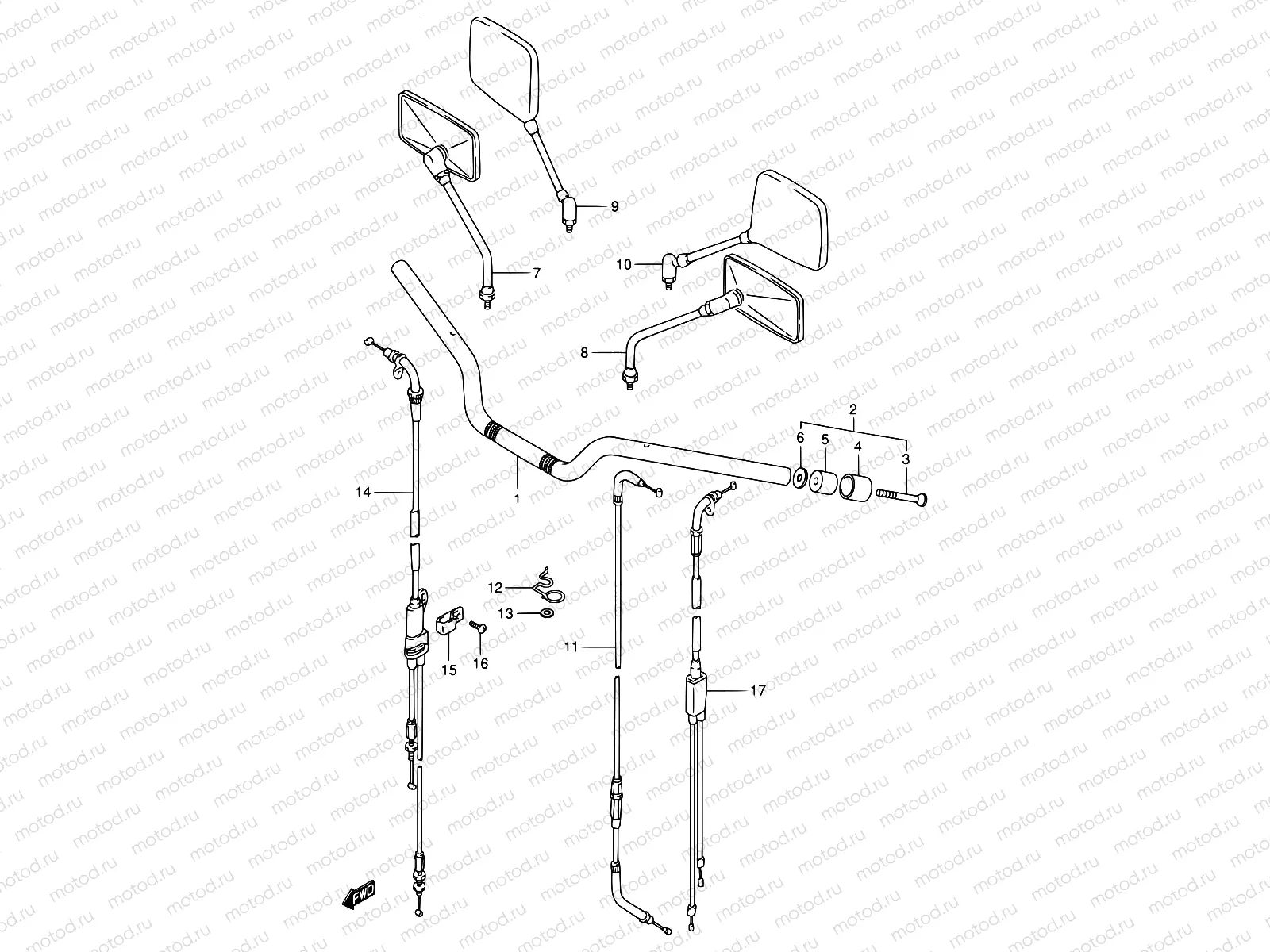43 - HANDLEBAR