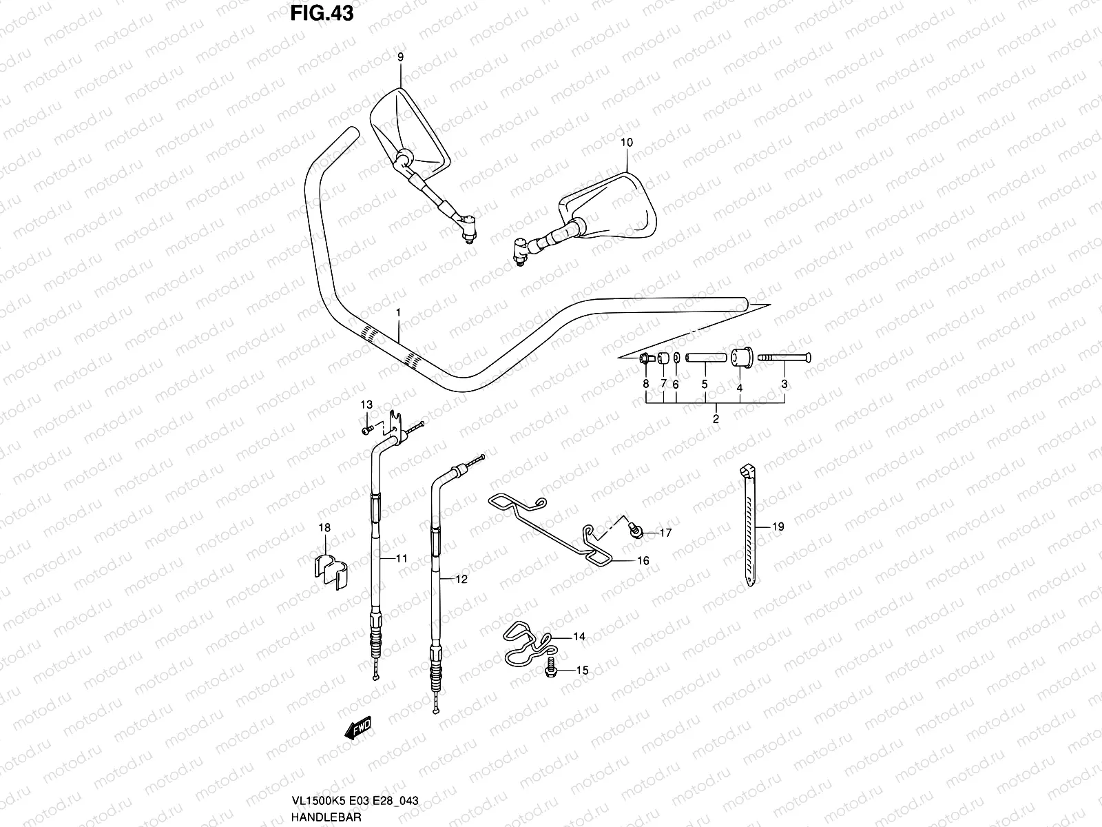 43 - HANDLEBAR
