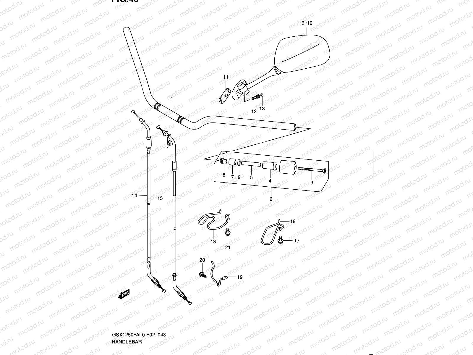 43 - HANDLEBAR