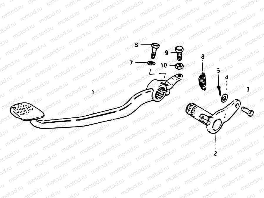 43 - REAR BRAKE
