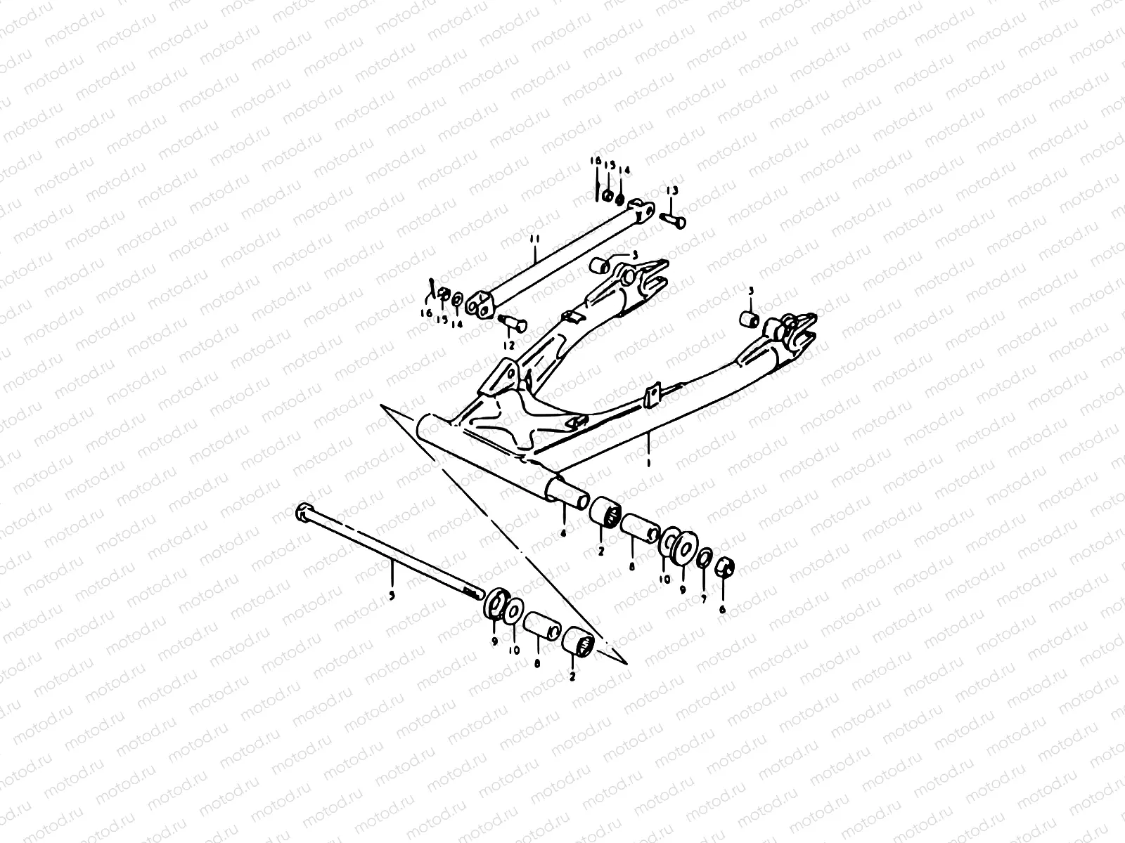43 - REAR SWINGING ARM