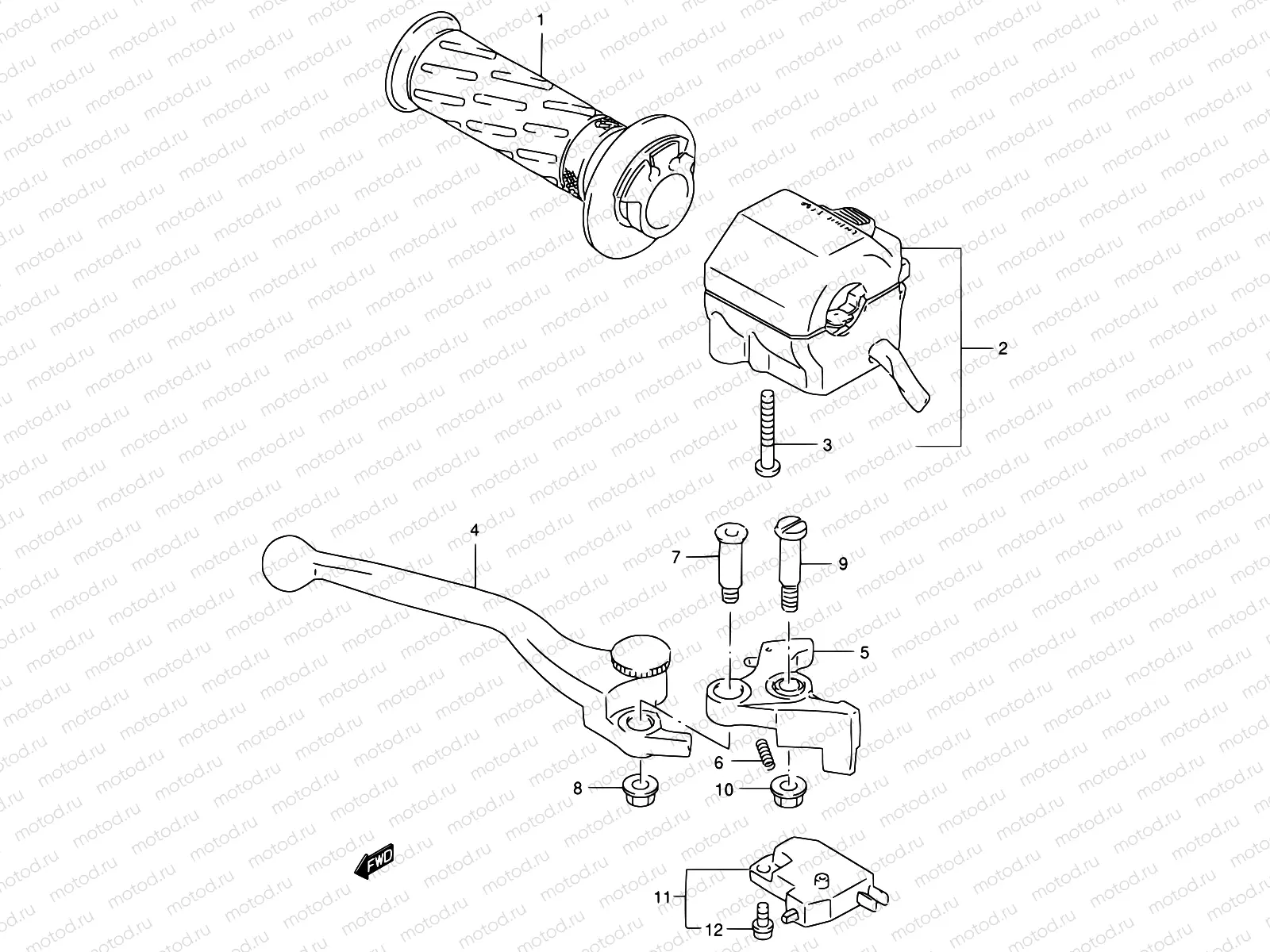 43 - RIGHT HANDLE SWITCH