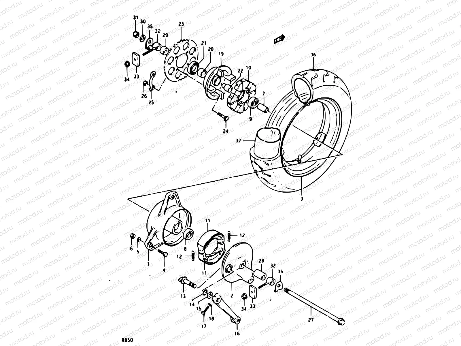 43 - RR WHEEL