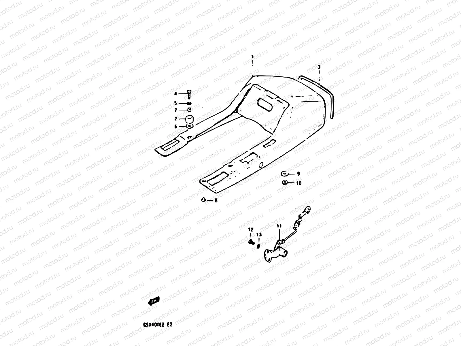43 - SEAT TAIL COVER