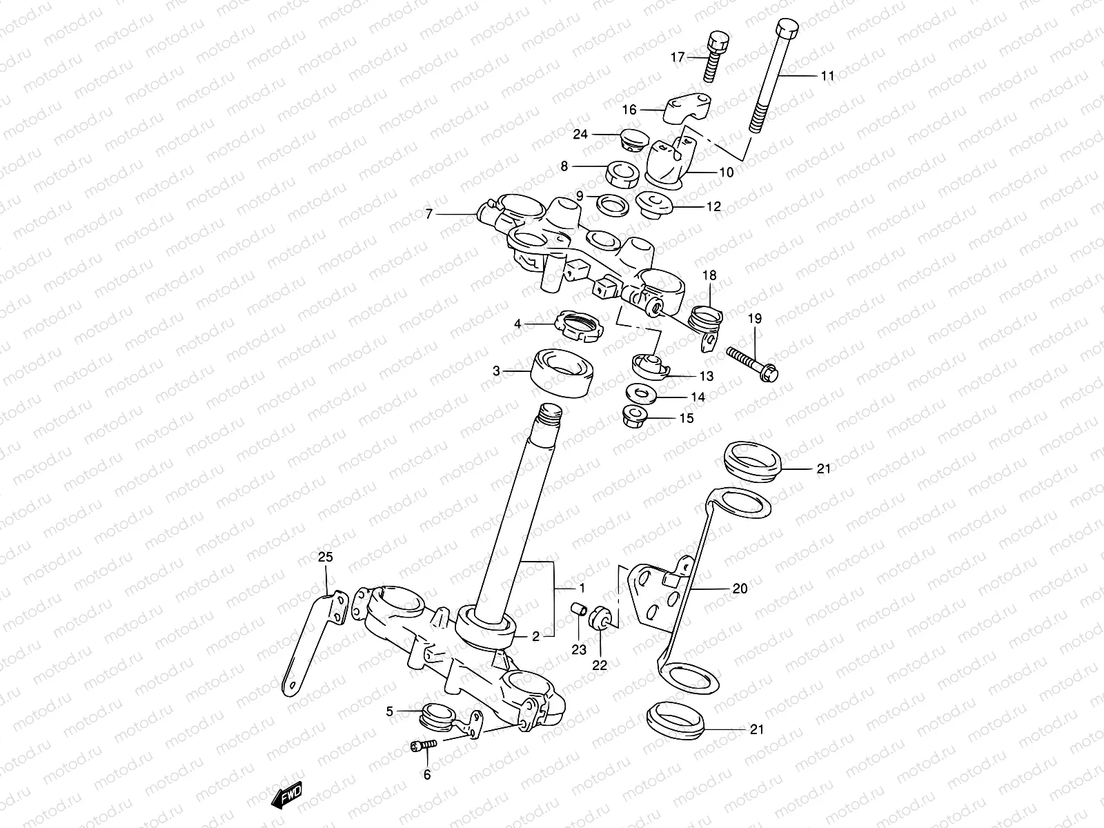 43 - STEERING STEM