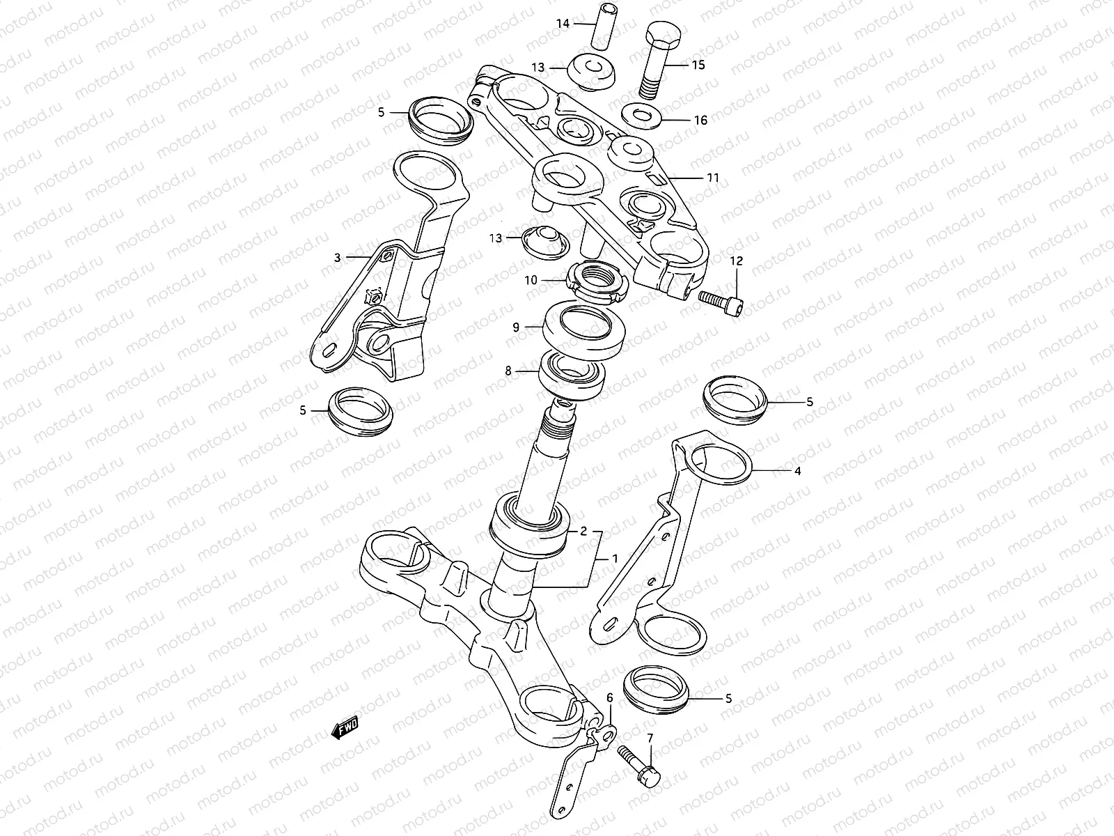 43 - STEERING STEM