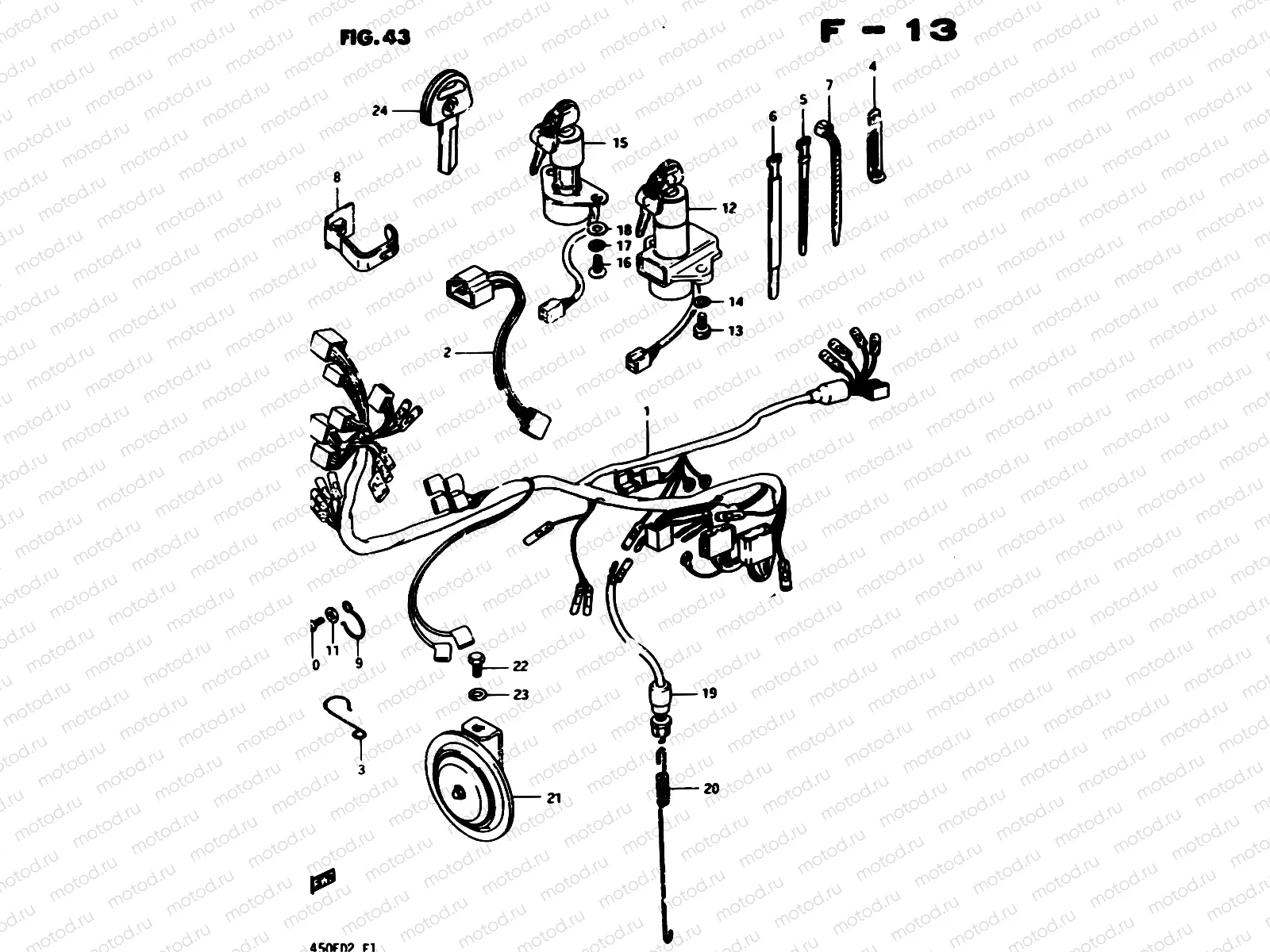 43 - WIRING HARNESS